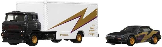 Nissan Silvia S13 & Sakura Sprinter - Car Culture Team Transport - Hot Wheels Premium Scala 1/64