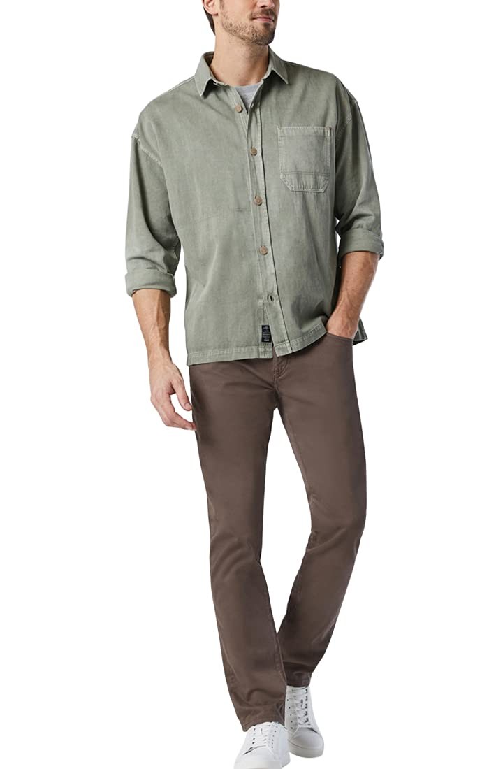 Mavi men's dumb light waist casual straight pants