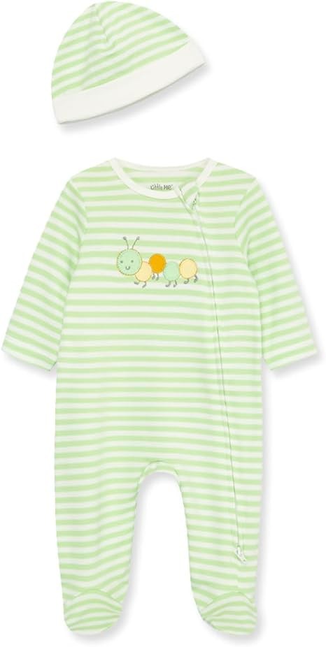 Little Me Footie Pajamas Cotton Baby Sleepwear Boys and Girls Footed Sleeper