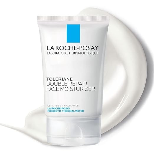 La Roche-Posay Toleriane Double Repair Face Moisturizer, Daily Moisturizer Face Cream with Ceramide & Niacinamide for All Skin Types, Immediate Comfort & Long Lasting Hydration, Fragrance Free