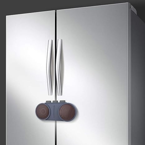 EUDEMON Baby Safety French Fridge Door Lock Freezer Refrigerator Lock Cabinet Cupboard Lock for Childproof & Pet Proofing Easy to Install no Tools Need or Drill (1 Pack,Blue)