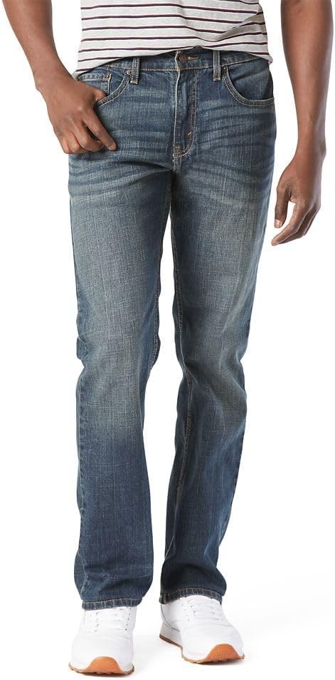 Levi Strauss Signature Gold Men's Relaxed Fit Flex Jean Pants