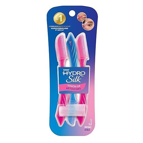 Schick Hydro Silk Touch-Up Razor 3 Count, Pack of 1