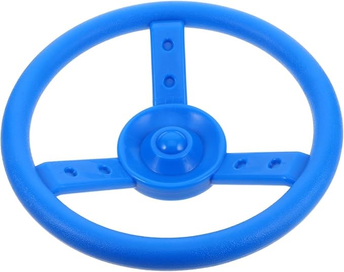 INOOMP Boy Girl Playground Sturdy Plastic Steering Wheel for Climbing Fun for Boy Girl Amusement Toy for Backyard Activities