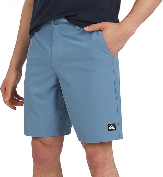 Quiksilver Men's Regular Fit Fixed Waist Water Friendly Active Hybrid Shorts