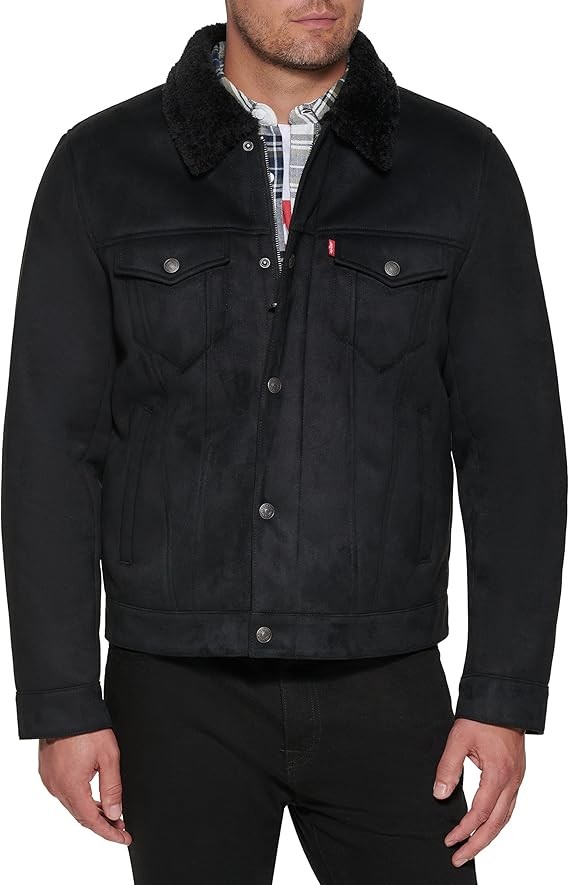 Levi's Men's Faux Leather Classic Trucker Jacket
