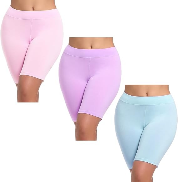 Women's Cotton Boy Short Underwear Boxer Shorts Running Underwear Bike Yoga Short Breathable Panties 3 Pack