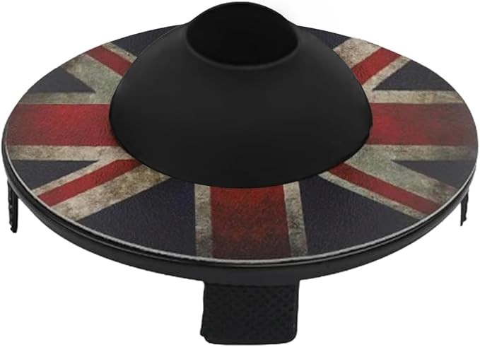 Car Gear Shift Dust Cover Protector Car Interior Decoration Accessories Cap for Mini Cooper 3rd Gen F54 F55 F56 F60 2019-2023 (Retro Union Jack)