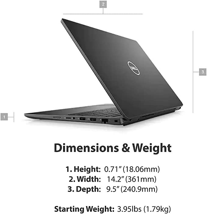2021* New Dell Business Notebook Latitude 3520, 15.6-inch FHD IPS Backlit Display, i7-1165G7, 32GB RAM, 1TB SSD, Webcam, WiFi 6, USB-C, HDMI, Win 10 Pro