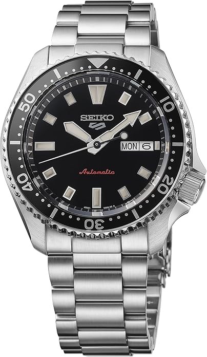 SEIKO 5 Sports Men's Automatic Watch with Stainless Steel Case and Luminous Hands - Stylish Wrist Watches